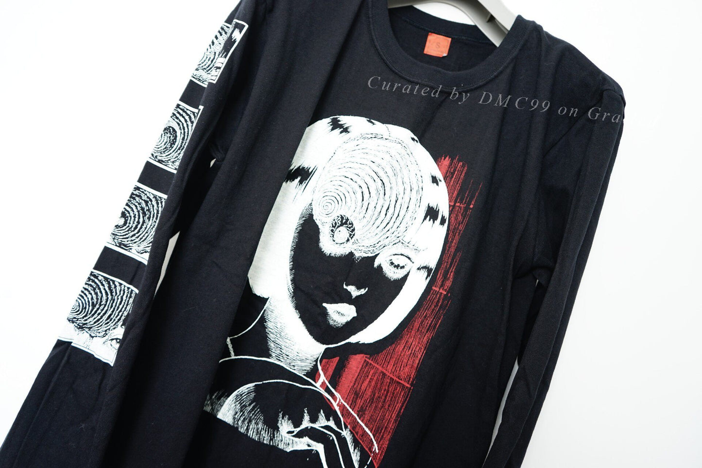 Yohji Yamamoto Junji Ito Collaboration Spiral Longsleeve T-shirt