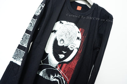 Yohji Yamamoto Junji Ito Collaboration Spiral Longsleeve T-shirt