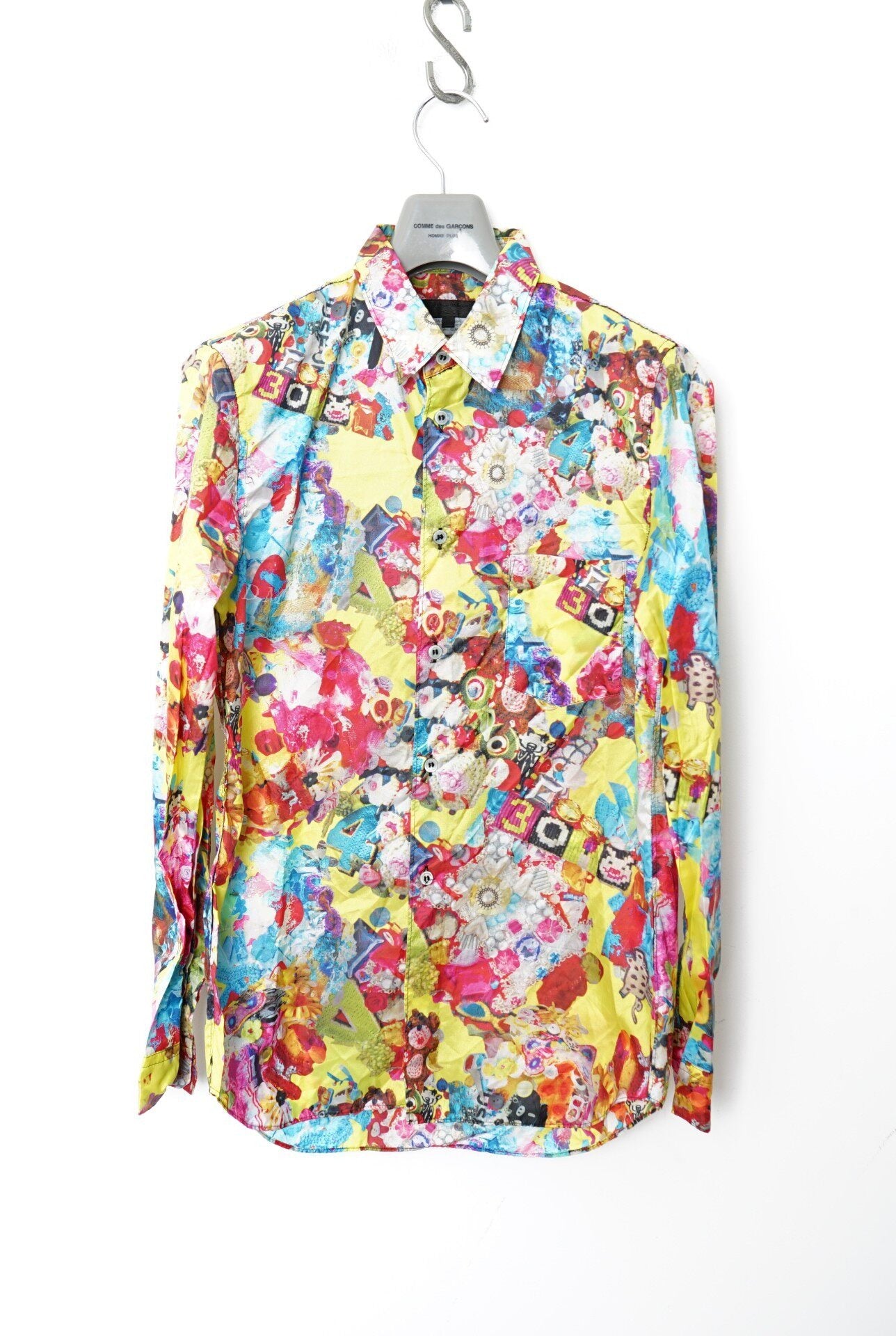 Comme des Garçons Graffiti Floral Shirt