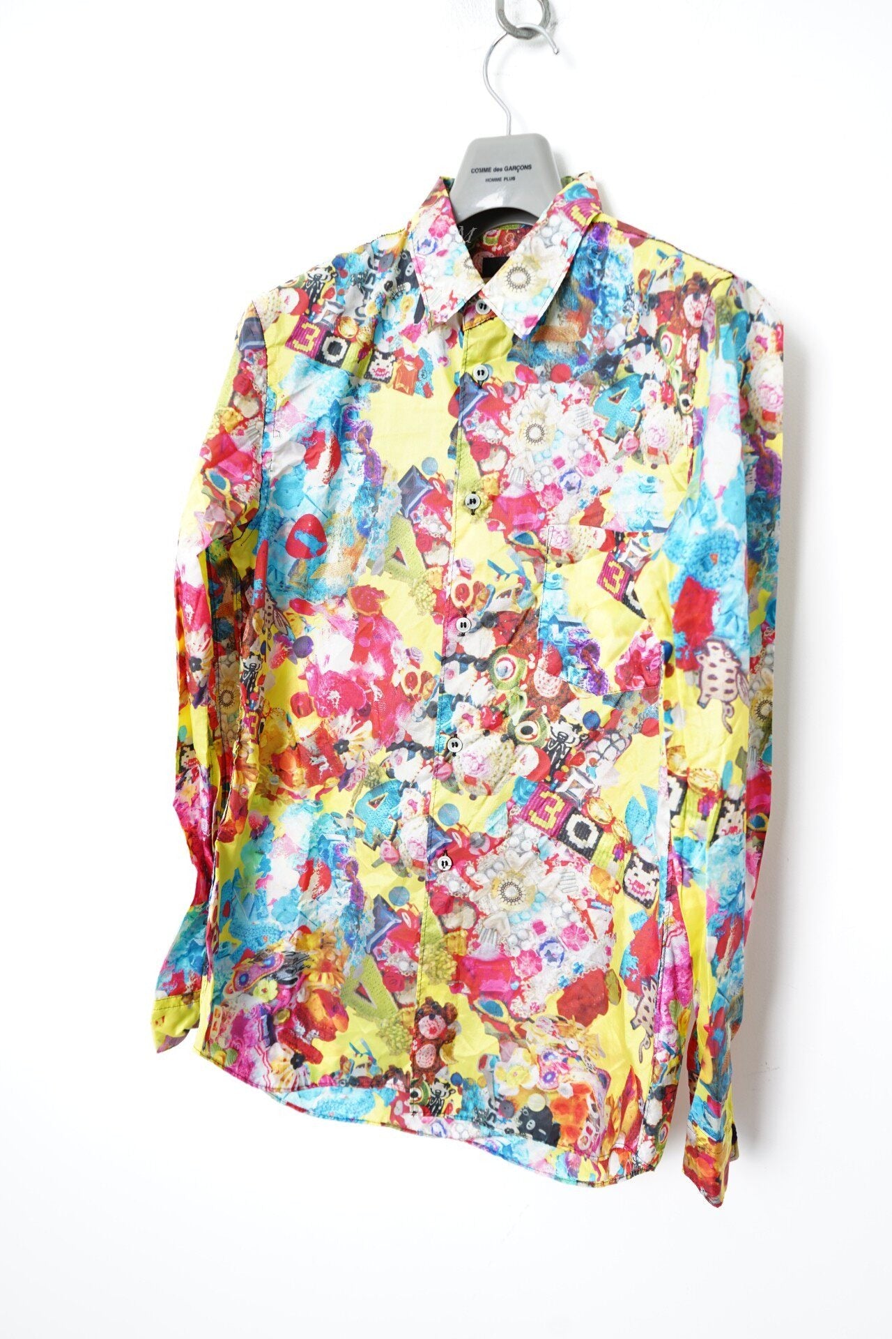 Comme des Garçons Graffiti Floral Shirt