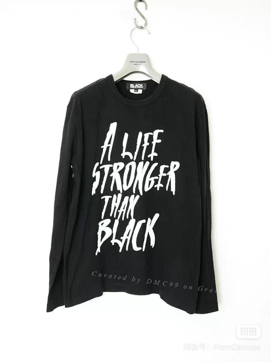 Comme des Garçons CDG Archive Slogan Long-Sleeve T-Shirt