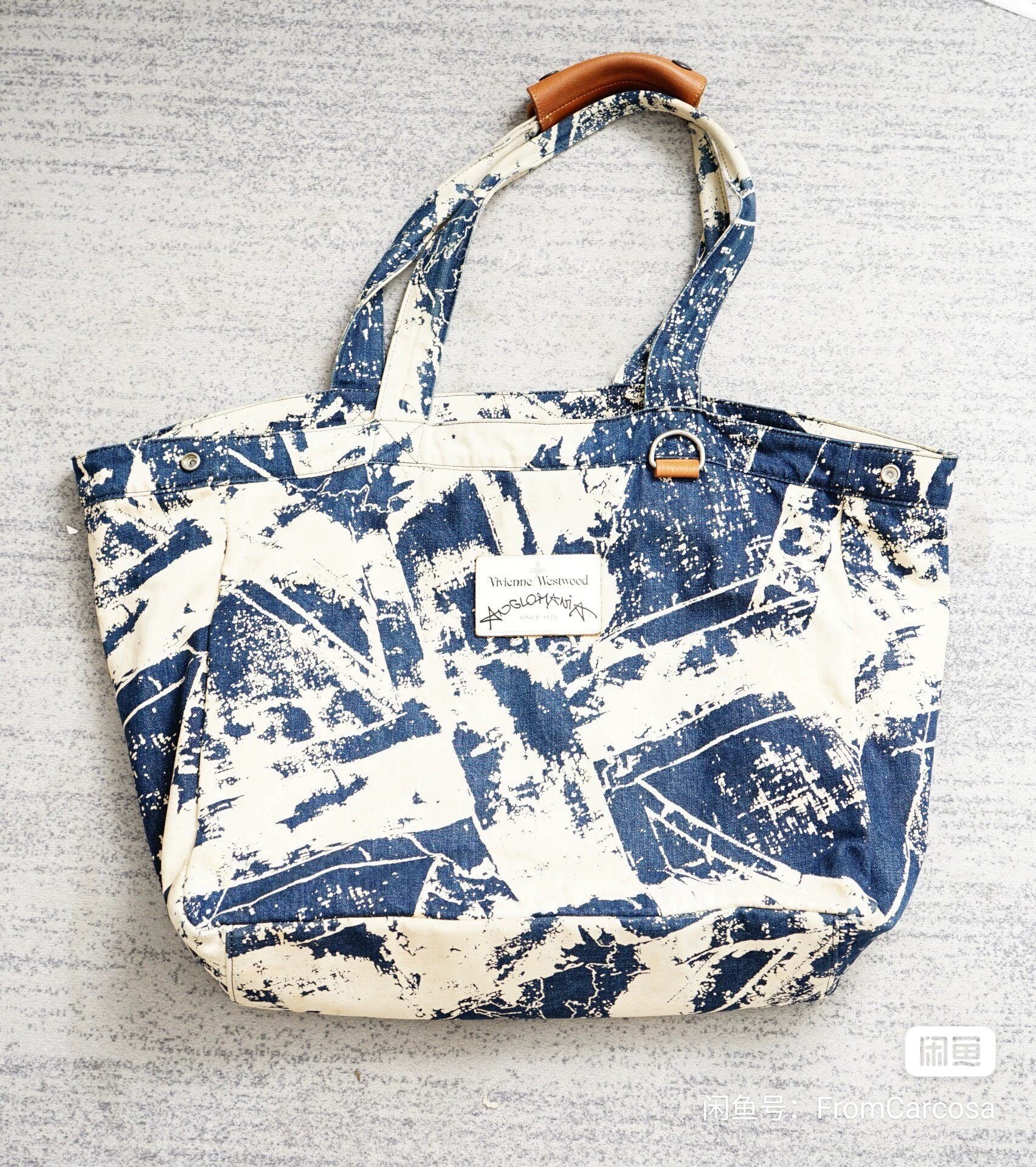 Vivienne Westwood Tie-Dye Canvas Tote