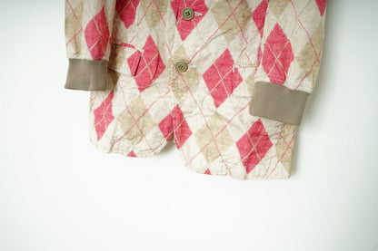 Comme des Garçons Spring Summer Diamond Check Blazer
