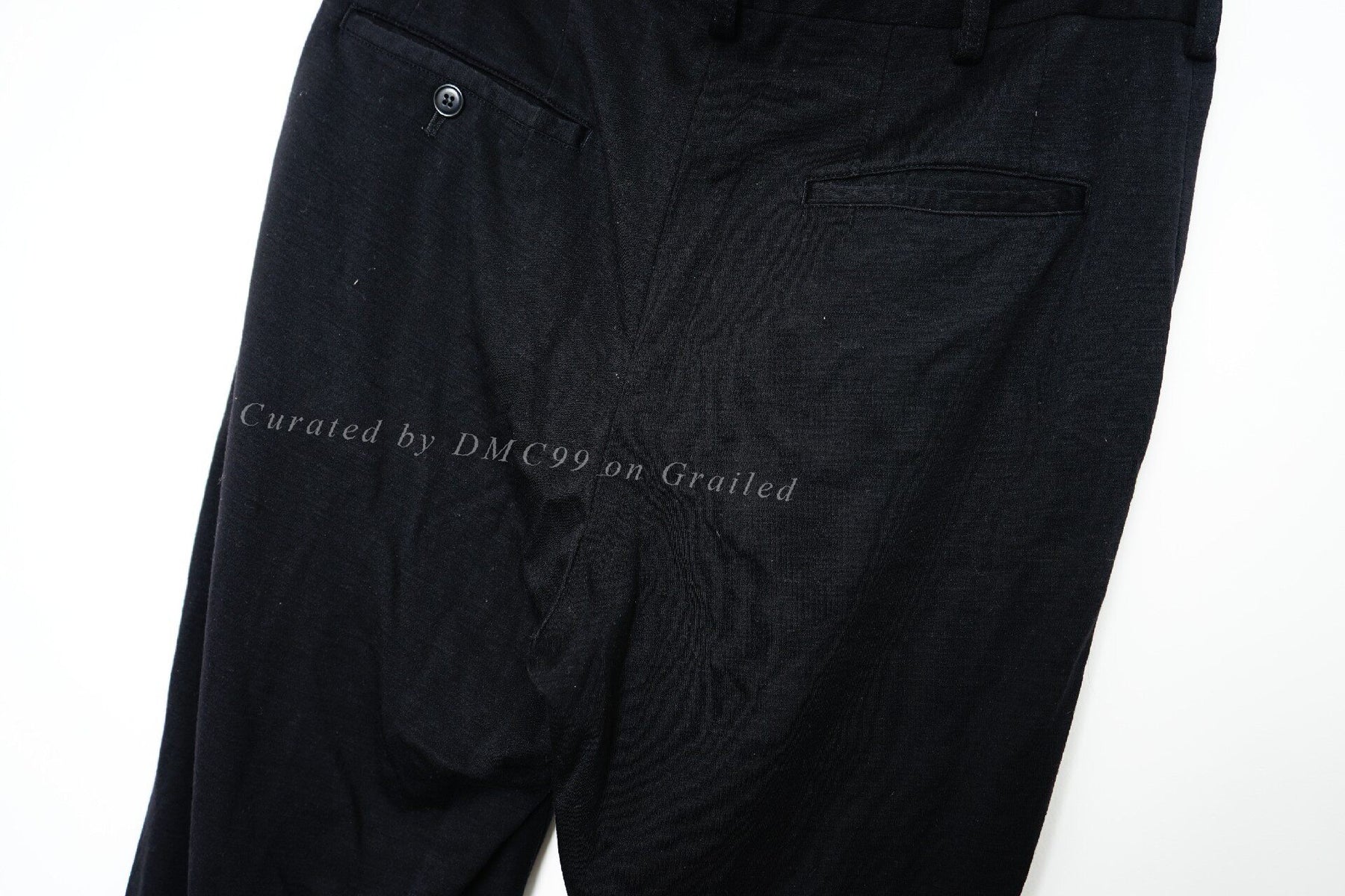 Yohji Yamamoto Wool Straight Pants