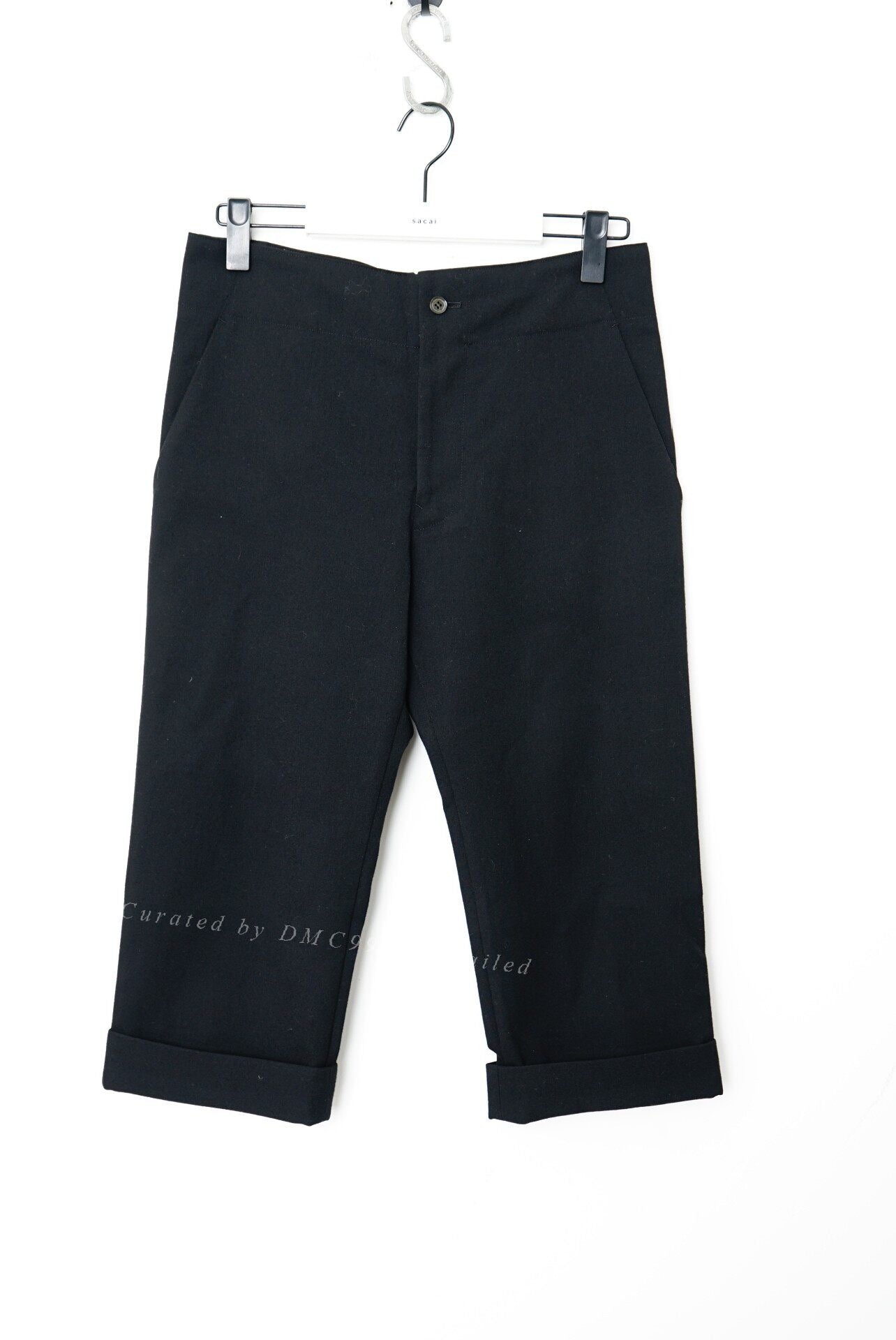 Yohji Yamamoto Wool Wide-Leg Pants