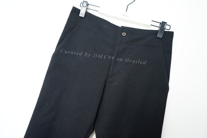 Yohji Yamamoto Wool Wide-Leg Pants