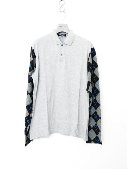 Comme des Garçons Patchwork Sleeve Long-Sleeve Top