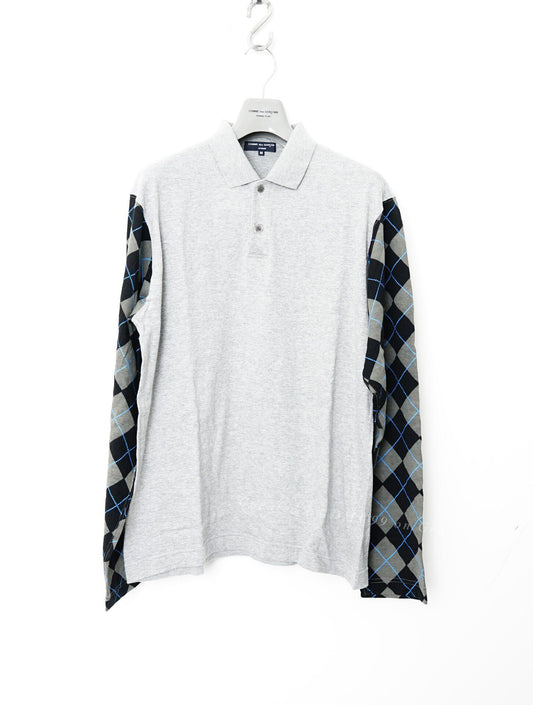 Comme des Garçons Patchwork Sleeve Long-Sleeve Top