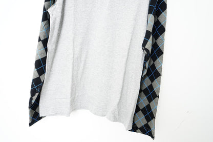 Comme des Garçons Patchwork Sleeve Long-Sleeve Top