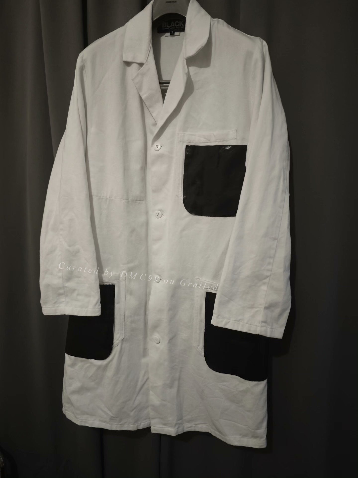 Comme des Garçons CDG Patchwork Mid-Length Trench