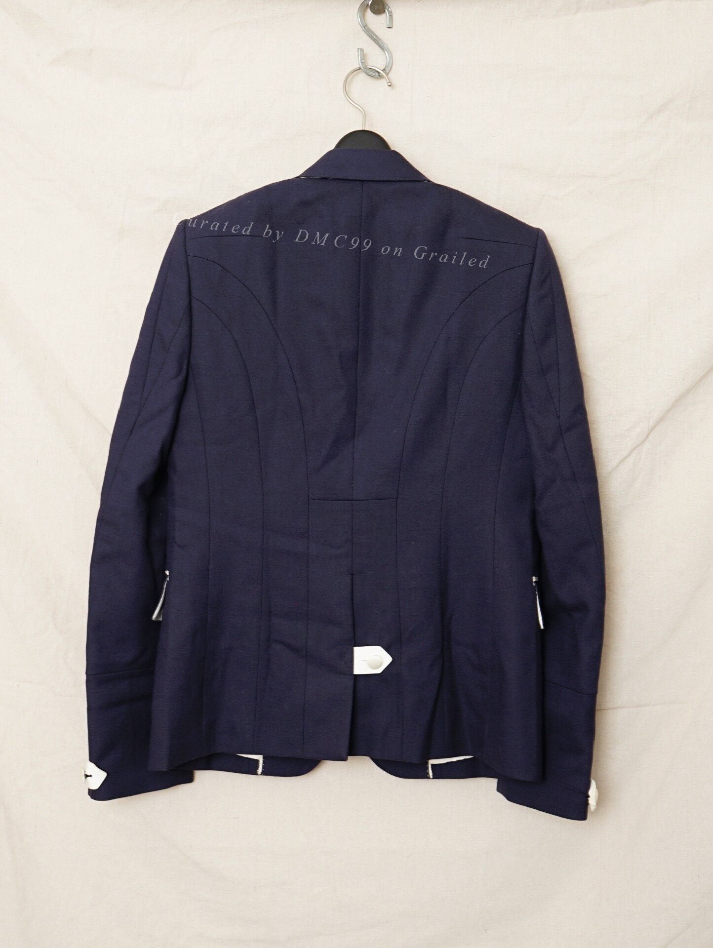 Number Nine White Button Slim Suit
