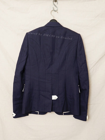 Number Nine White Button Slim Suit