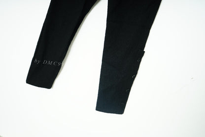 Yohji Yamamoto Button Slim Wool Military Pants