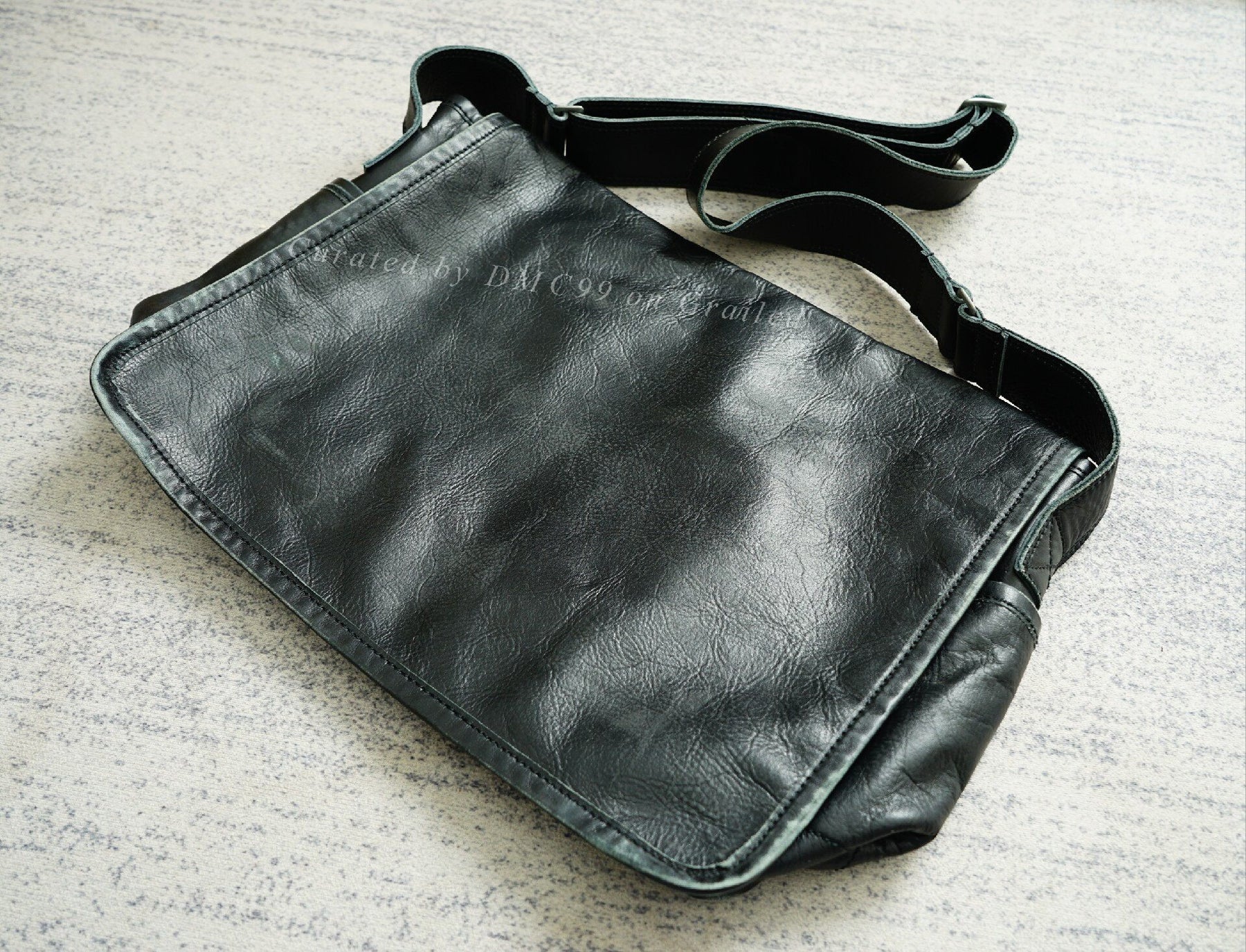 Comme des Garcons Cow Leather Messenger Bag
