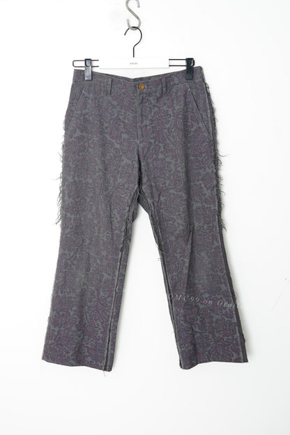 Comme des Garçons Distressed Frayed Cropped Pants