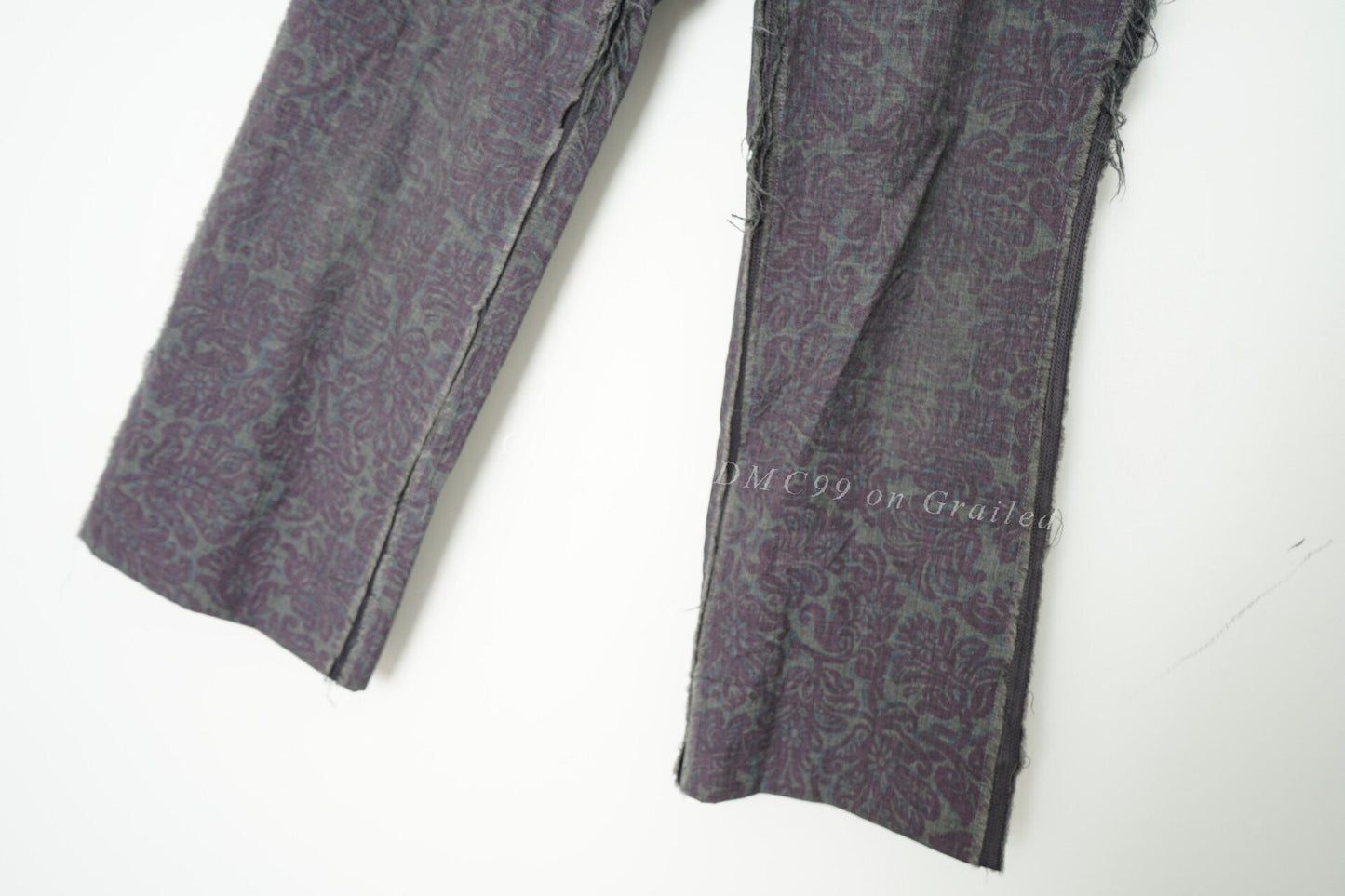 Comme des Garçons Distressed Frayed Cropped Pants