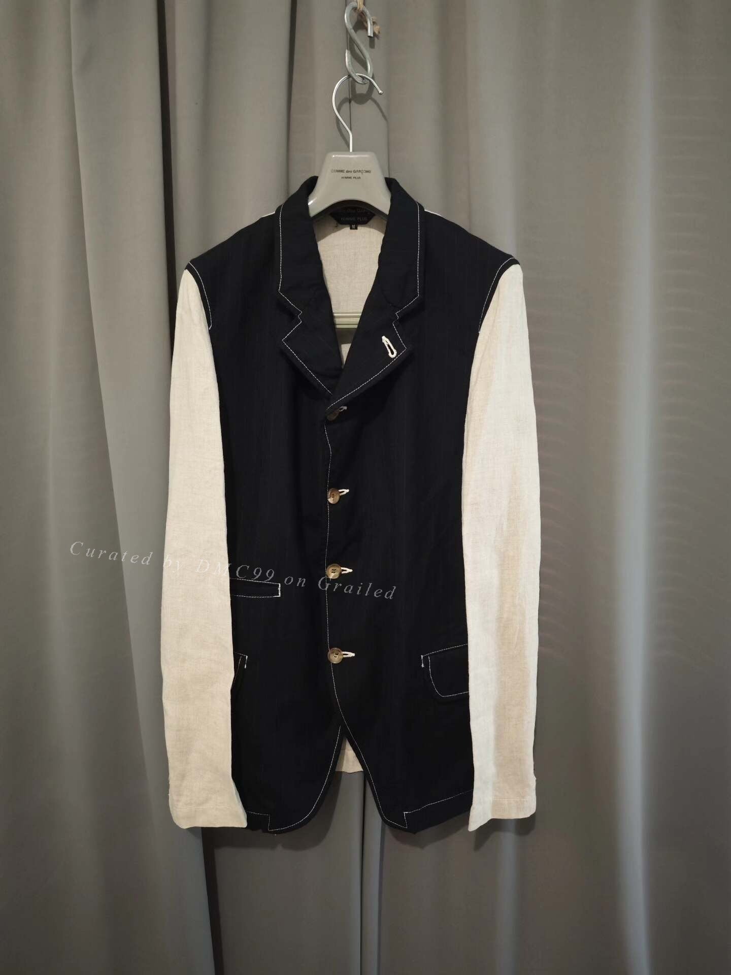 Comme des Garcons Wool Panel Mid-Length Jacket