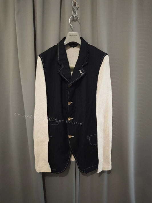 Comme des Garcons Wool Panel Mid-Length Jacket