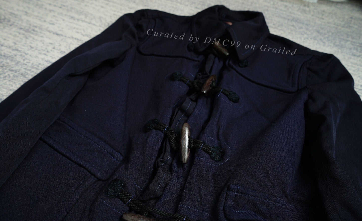 Comme des Garçons Pleated Toggle Button Coat