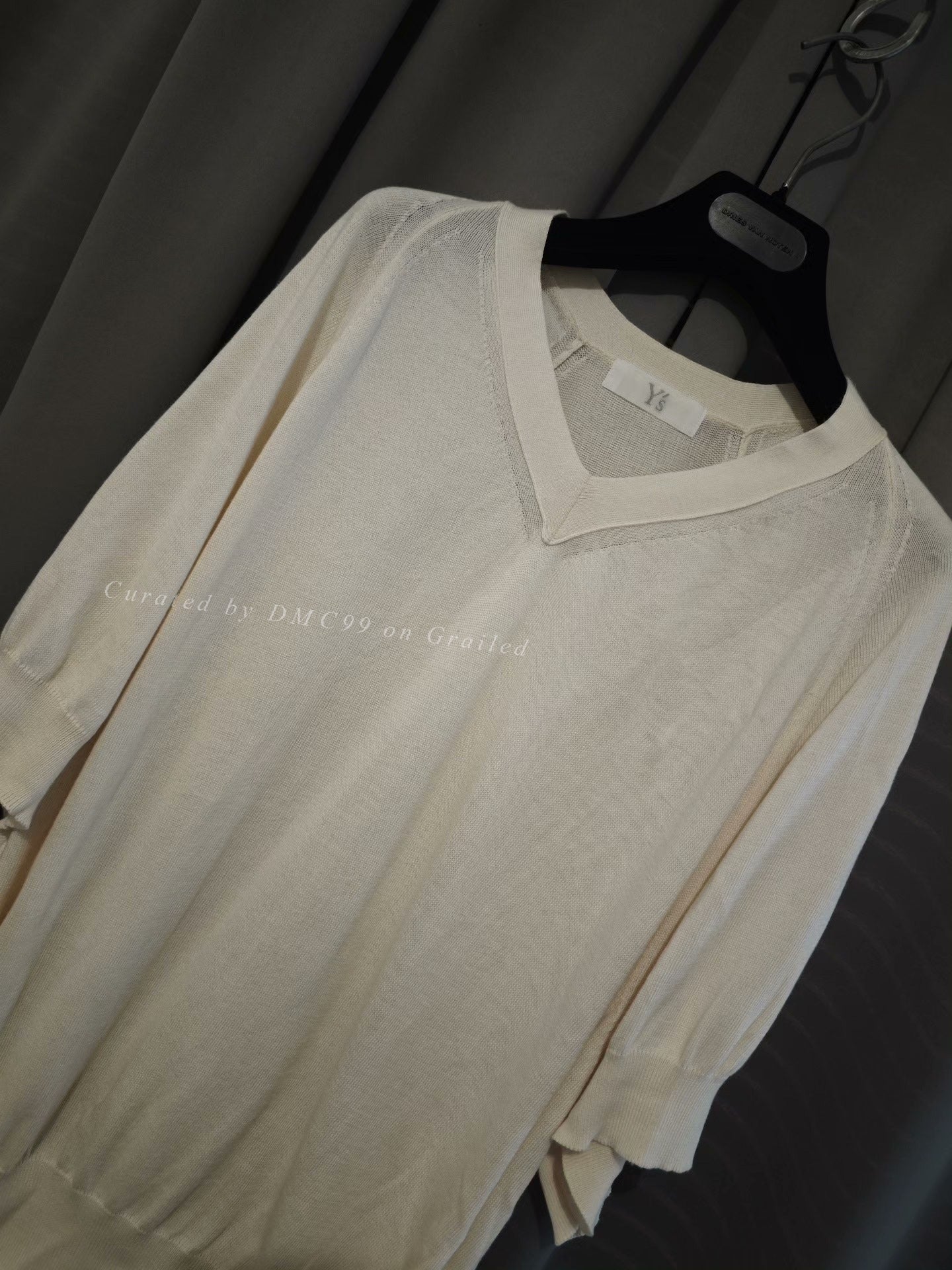 Yohji Yamamoto Y's V-Neck Knit Short Sleeve