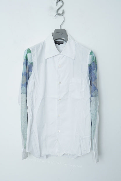 Comme des Garçons Large Collar Patchwork Shirt