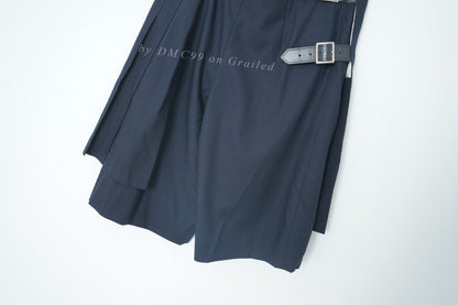 Comme des Garçons Double Pleated Wool Shorts
