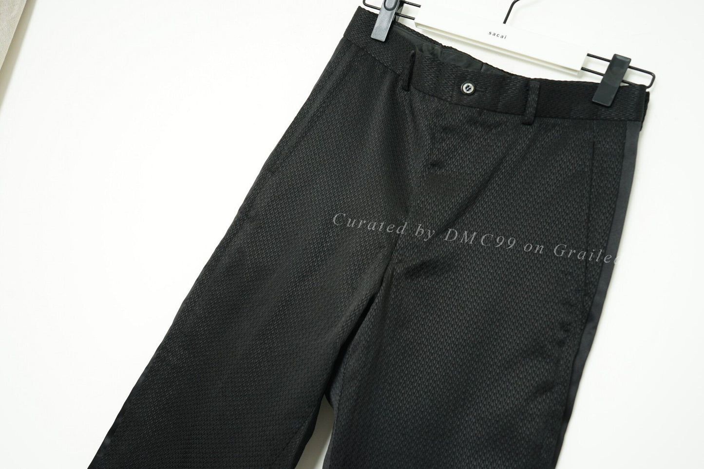 Comme des Garçons Patchwork Straight-Leg Tailored Pants