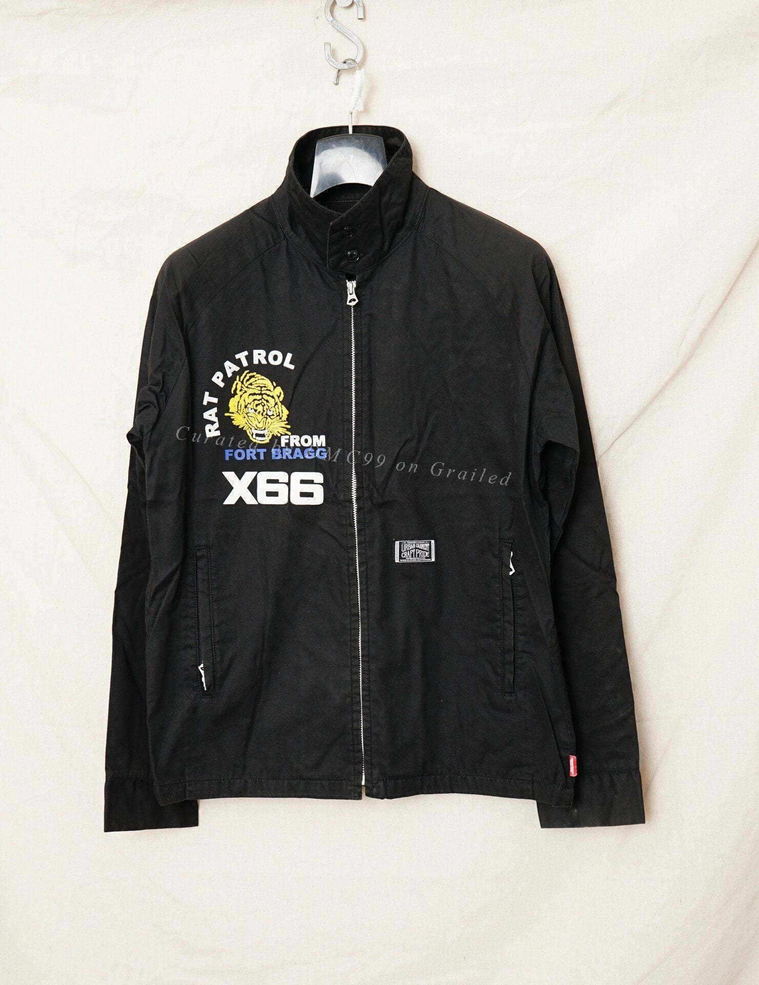 Neighborhood Printed Coach Moto Jacket