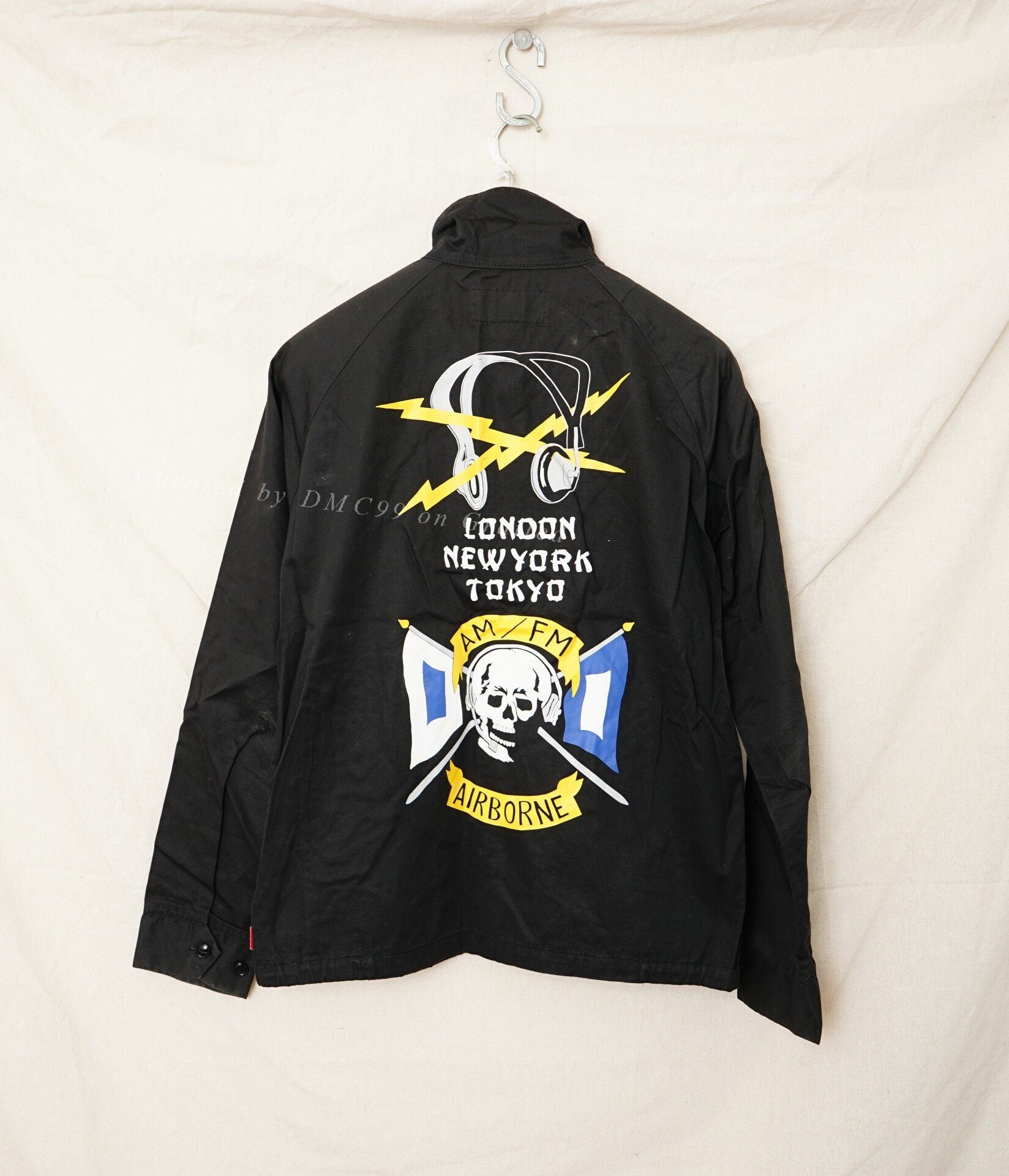 Neighborhood Printed Coach Moto Jacket