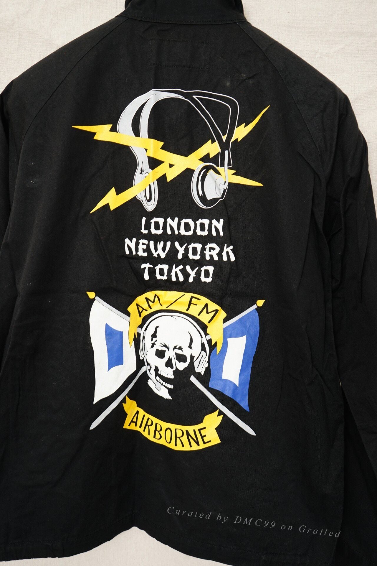 Neighborhood Printed Coach Moto Jacket