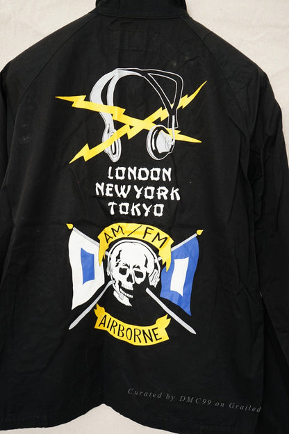 Neighborhood Printed Coach Moto Jacket