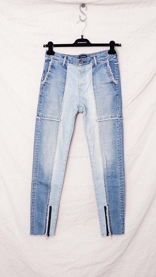 Undercover Spliced Washed Jeans