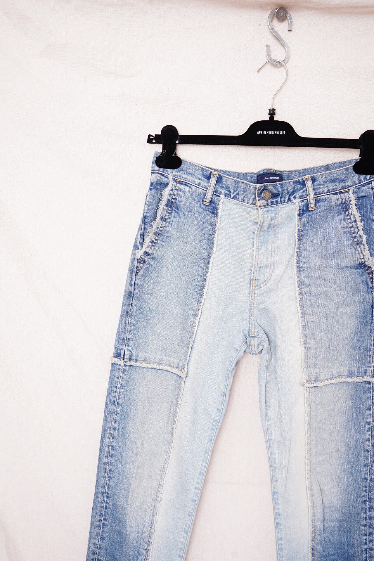 Undercover Spliced Washed Jeans