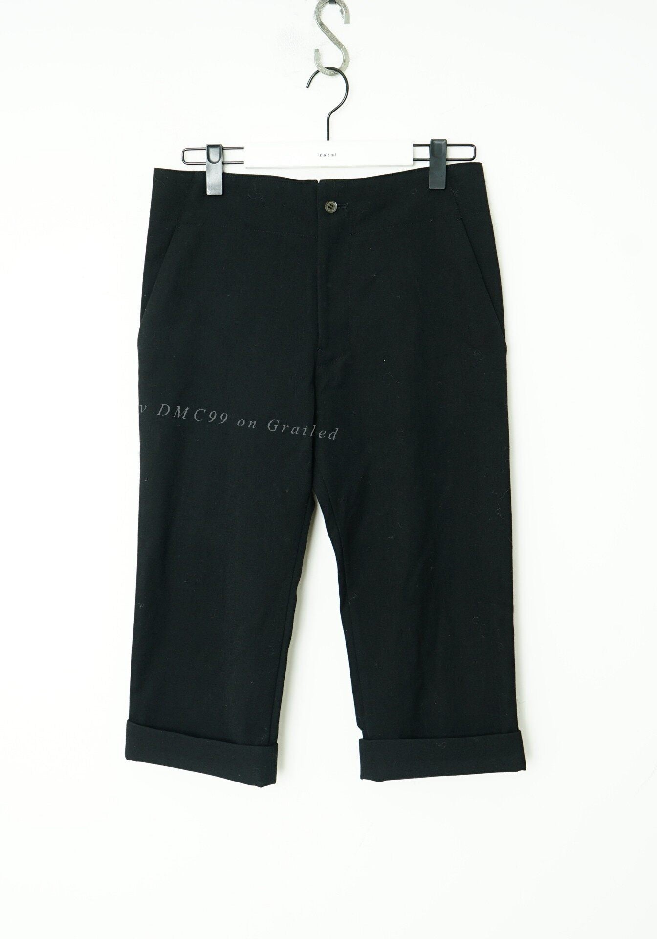 Yohji Yamamoto Wool Cropped Pants