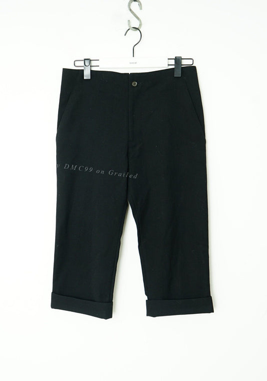 Yohji Yamamoto Wool Cropped Pants
