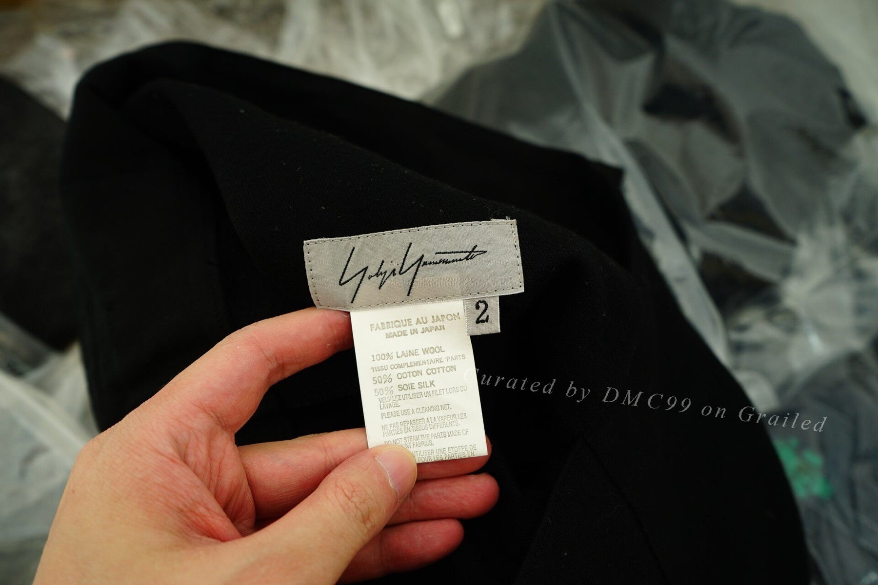 Yohji Yamamoto Wool Cropped Pants