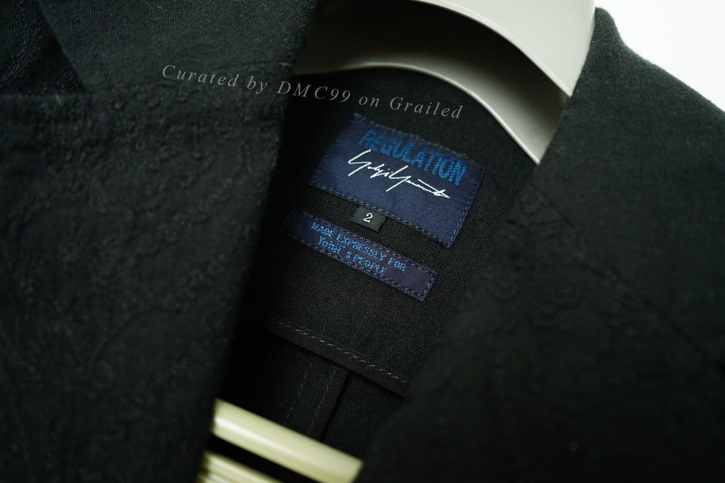 Yohji Yamamoto Jacquard Embroidered Blazer