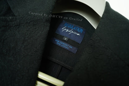 Yohji Yamamoto Jacquard Embroidered Blazer