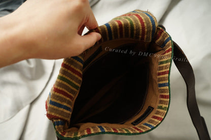 Dries Van Noten Grunge Ethnic Patchwork Shoulder Bag