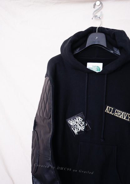 Comme des Garçons x The North Face Leather Sleeve Sweatshirt