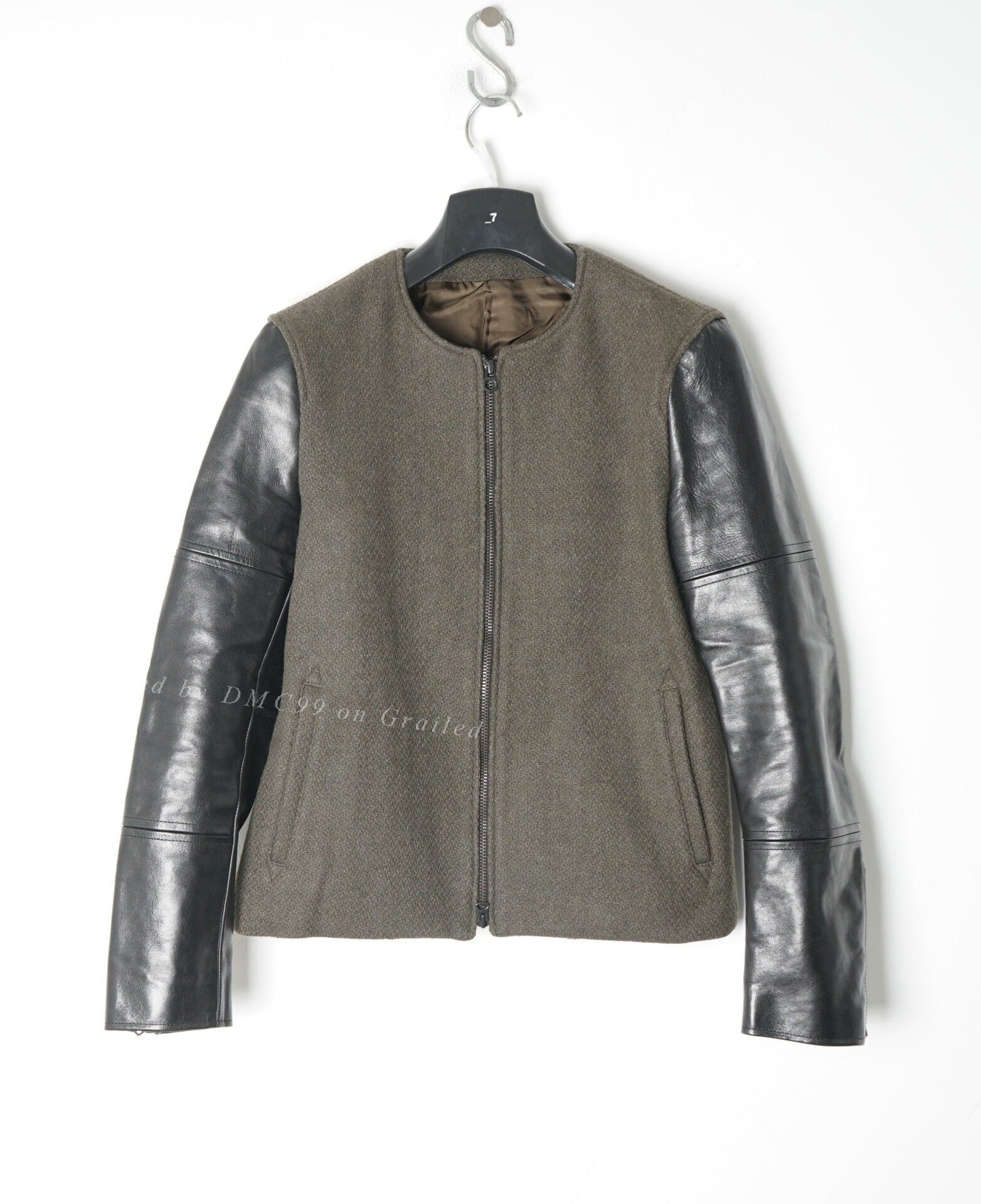 Iroquois Horse Leather Wool Coat