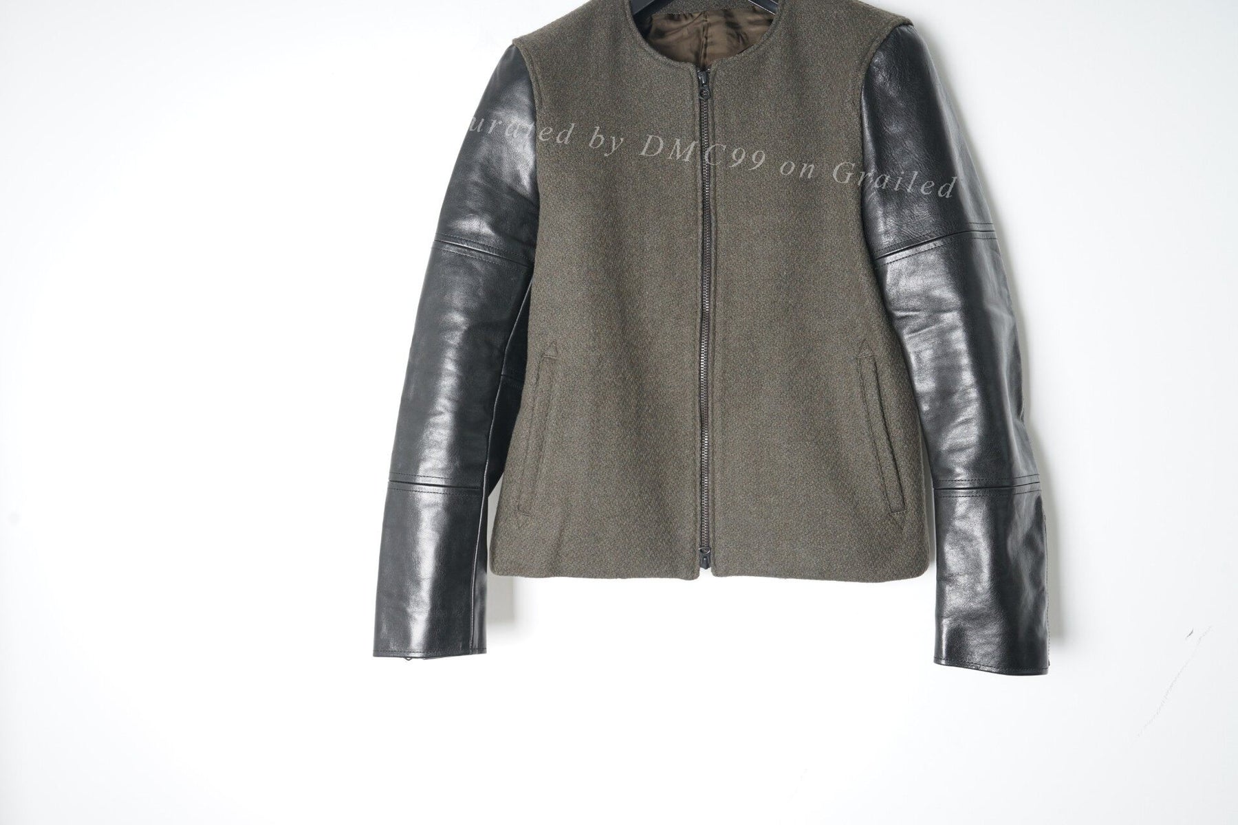 Iroquois Horse Leather Wool Coat
