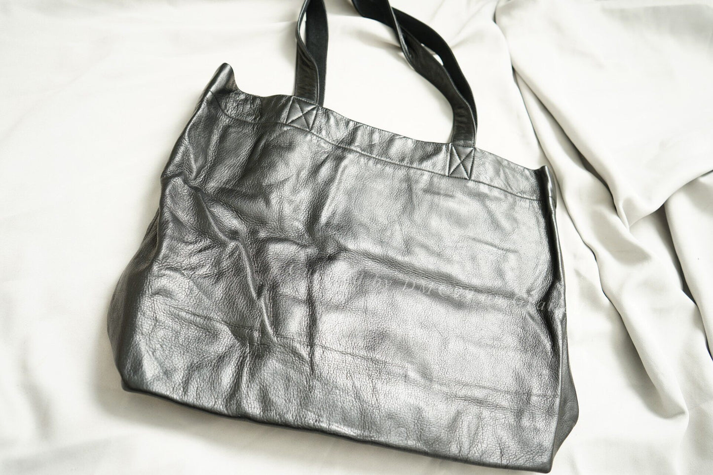 Yohji Yamamoto Full Leather Large Tote