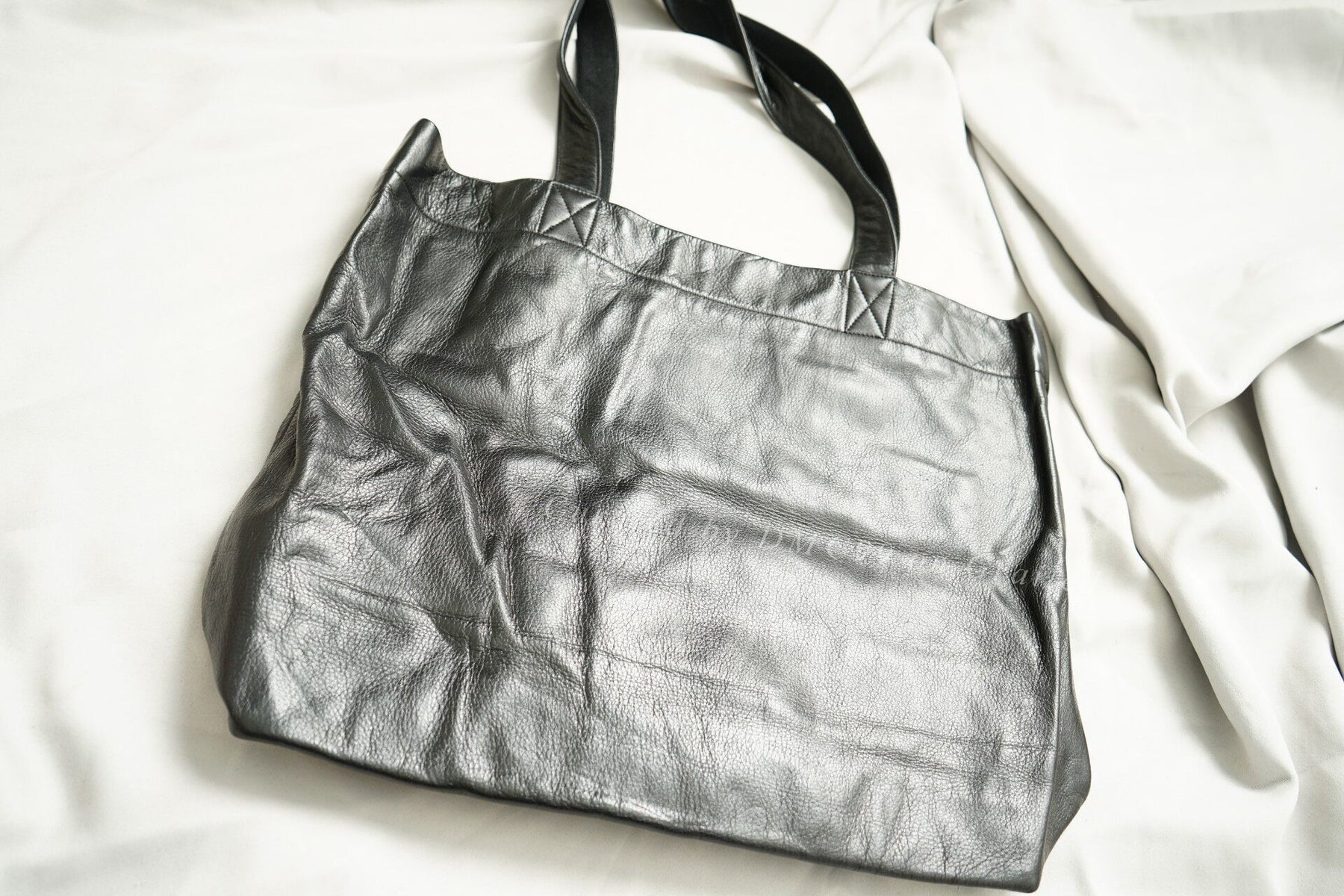 Yohji Yamamoto Full Leather Large Tote