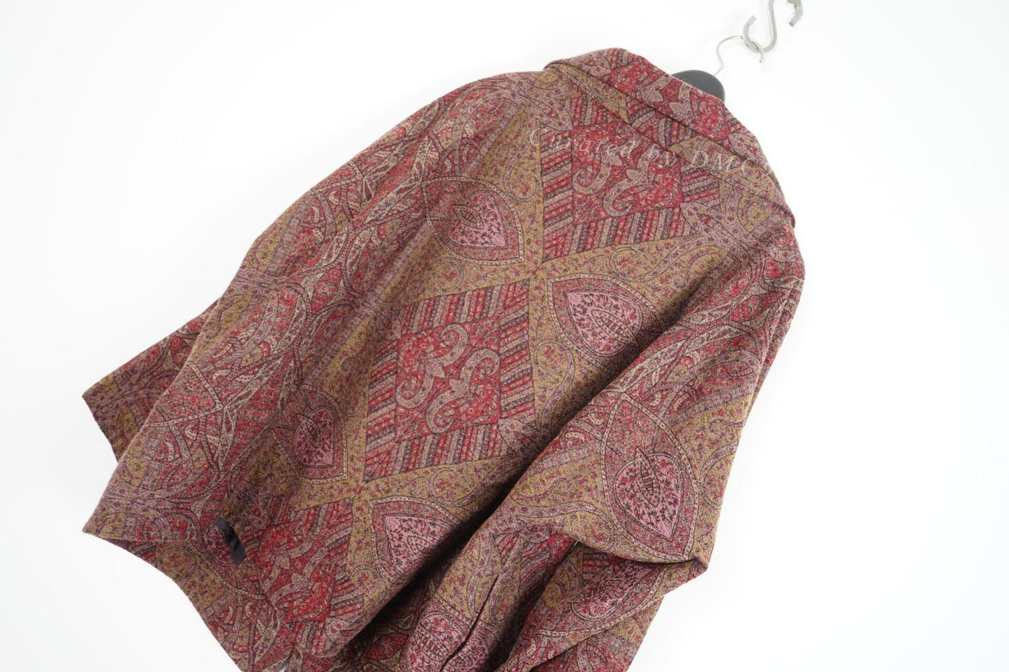 Yohji Yamamoto Embroidered Cloak Coat