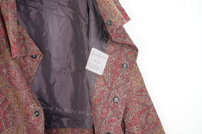 Yohji Yamamoto Embroidered Cloak Coat
