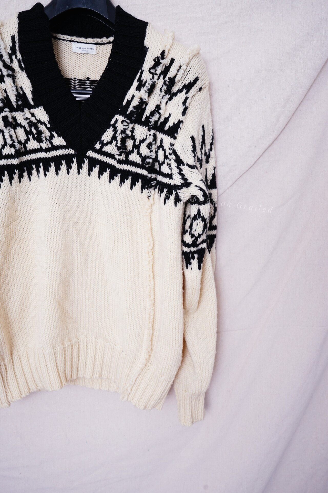 Dries van Noten Distressed Sweater