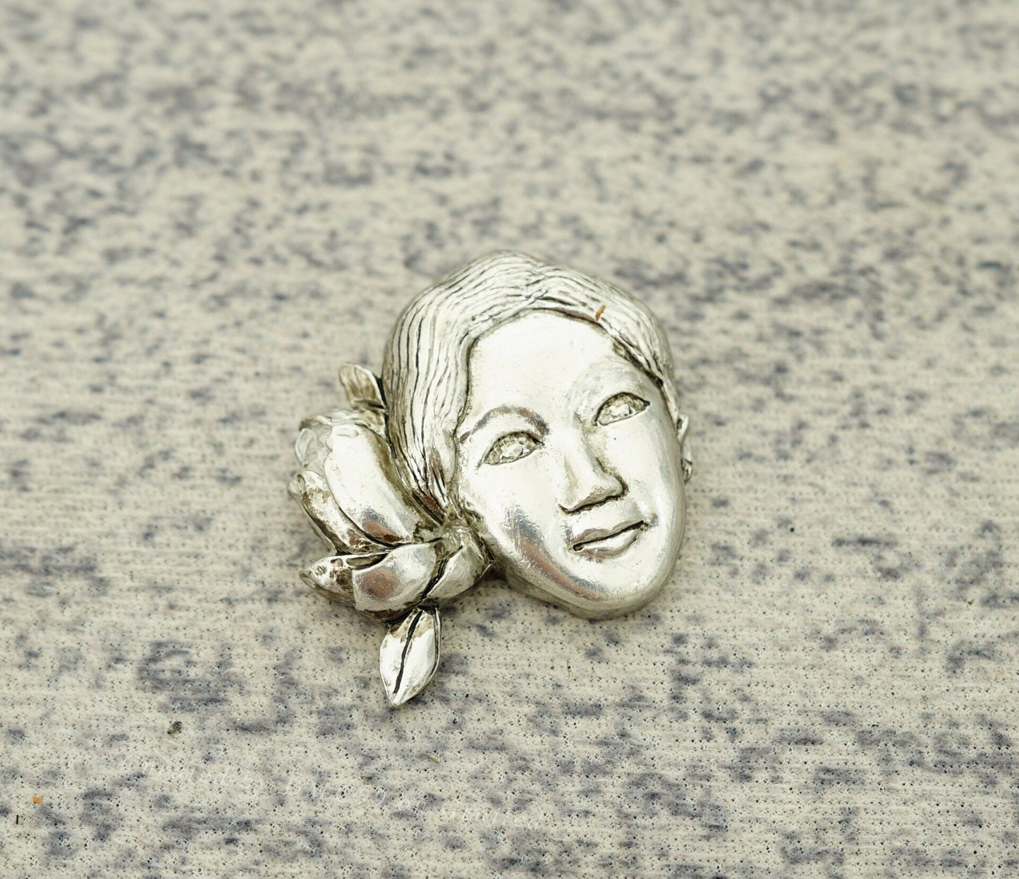 Yohji Yamamoto Flower and Boy Brooch