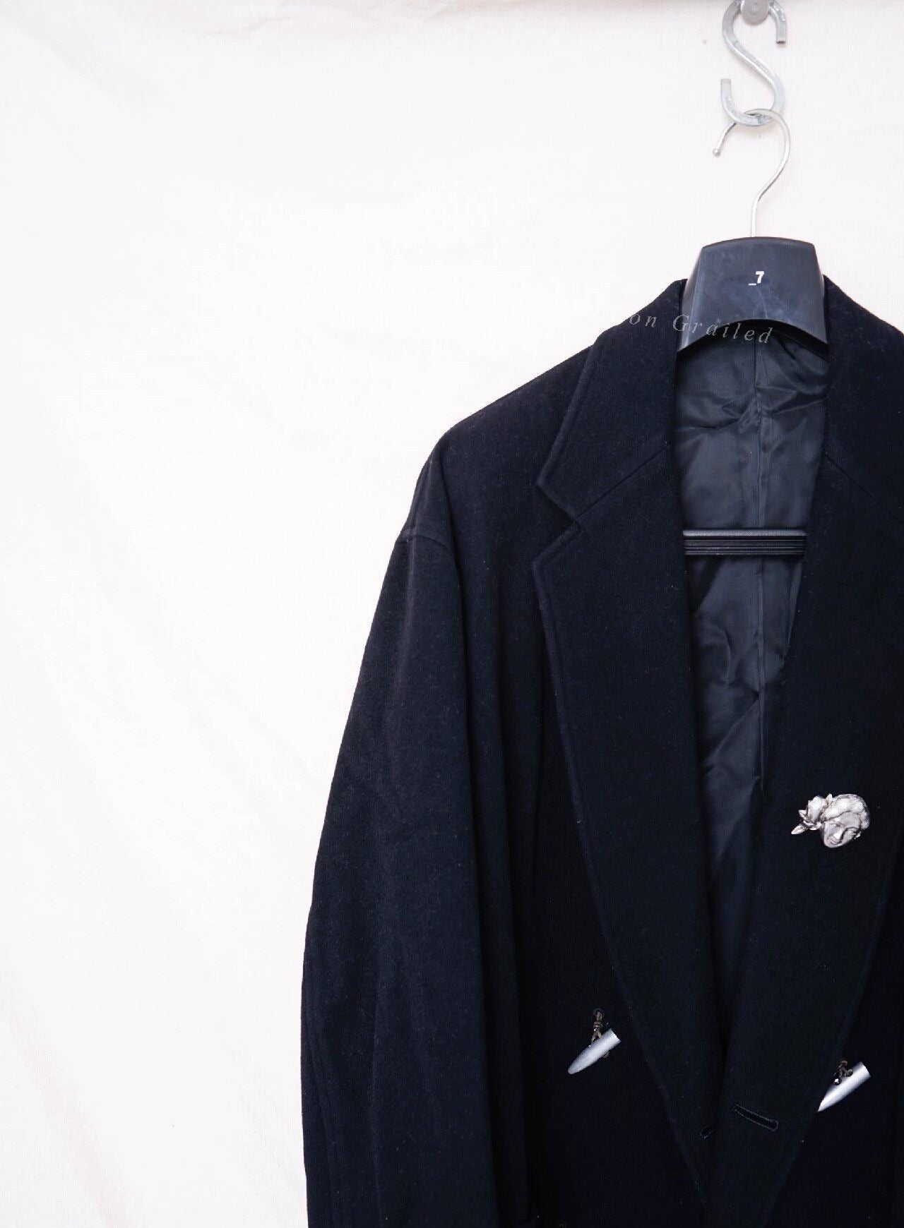 Yohji Yamamoto Flower and Boy Brooch
