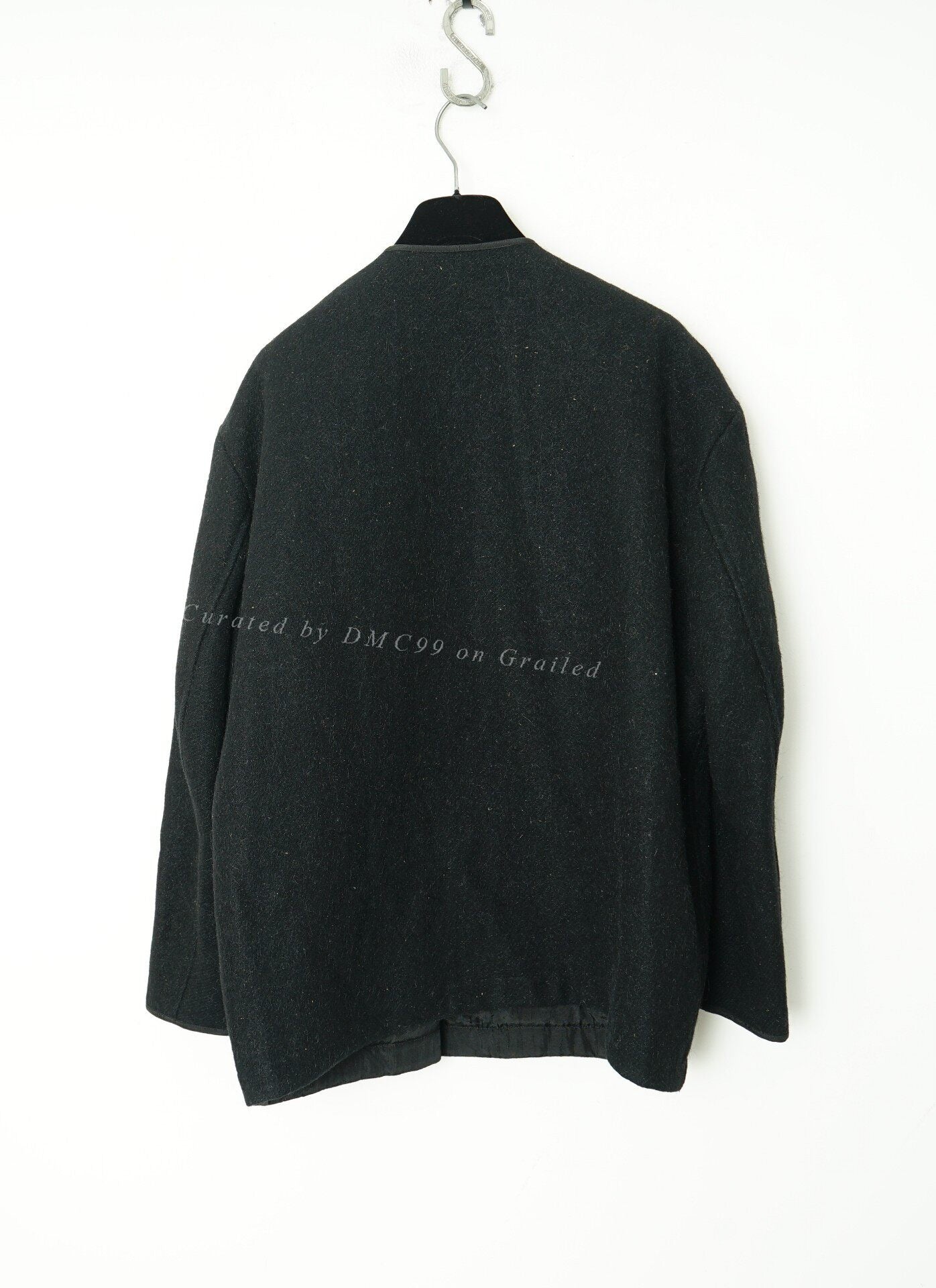 Yohji Yamamoto Blend Collarless Jacket